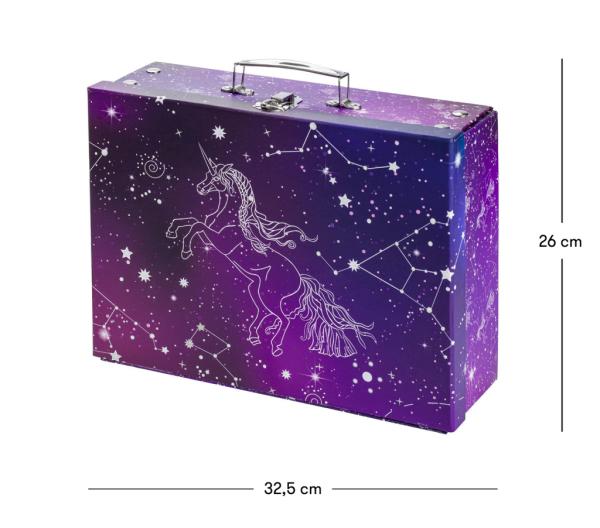 BAAGL Skladací školský kufrík Unicorn Universe 4