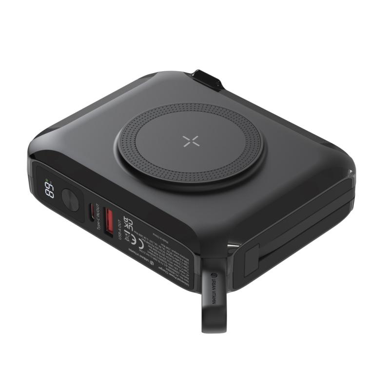 Univerzálna nabíjačka 5v1 65W 15000mAh Urban Vitamin Oxnard čierna 8