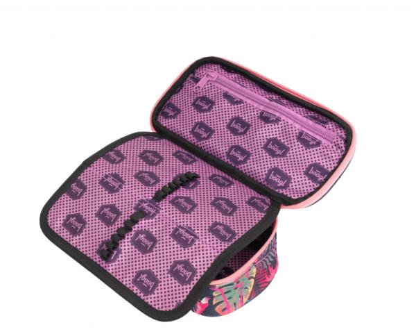 BAAGL SET 4 Flamingo: aktovka, peněženka, penál, sáček 15