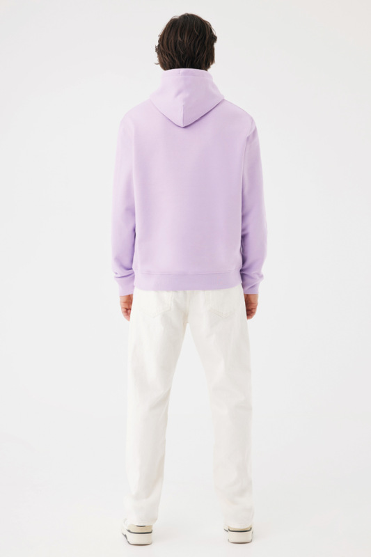 IQONIQ Joshua Unisex mikina s kapucňou z rec. bavlny lavender L 14