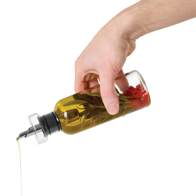 AdHoc Menage AromaPour Set na nalievanie oleja a octu 300 ml priehľadné 3