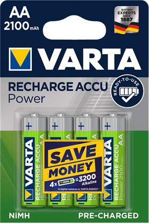 VARTA Tužkové batérie "Ready2Use", 4x, AA, 2100 mAh 1