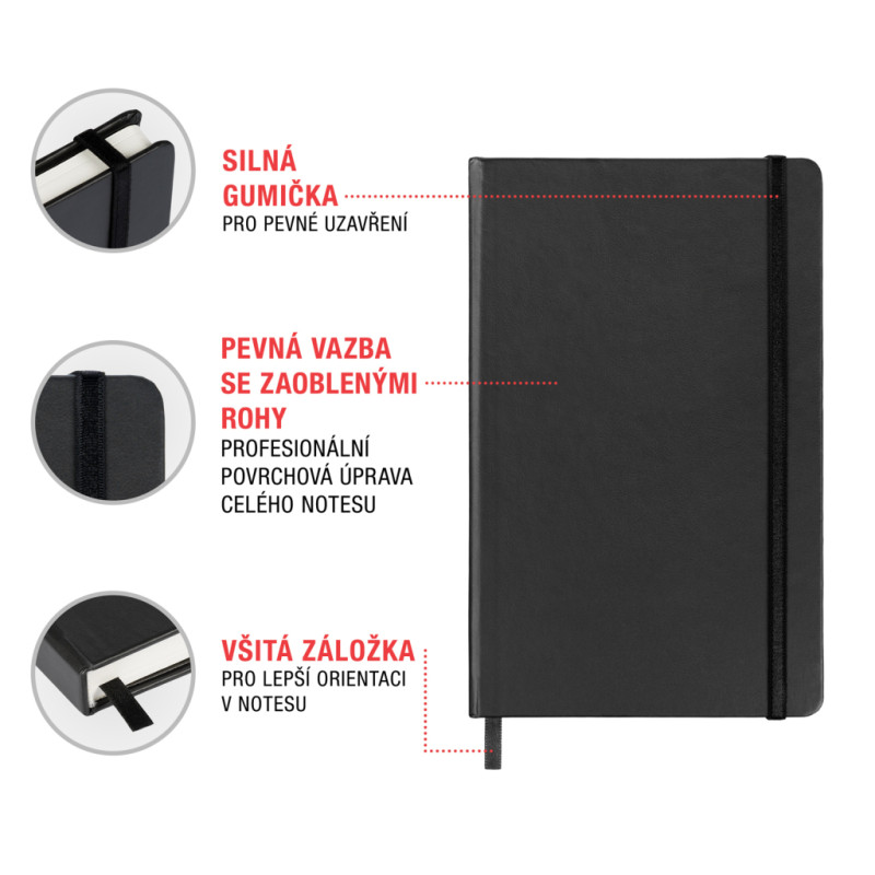 NOTIQUE Cestovateľský notes, linajkovaný, 13 x 21 cm 7