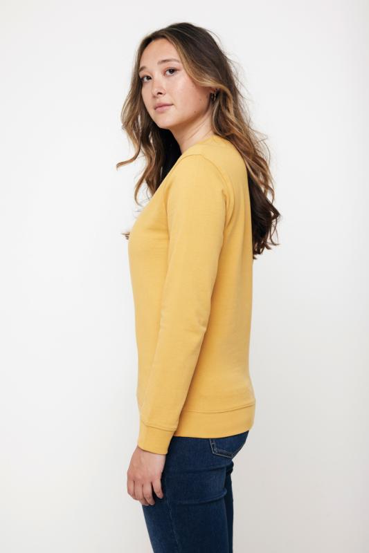 Mikina IQONIQ Zion z recykl. bavlny ochre yellow L 9