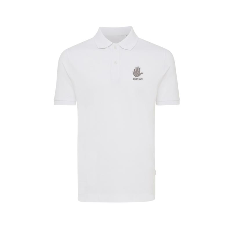 Polo tričko IQONIQ Yosemite z recykl. bavlny recycled white M 3