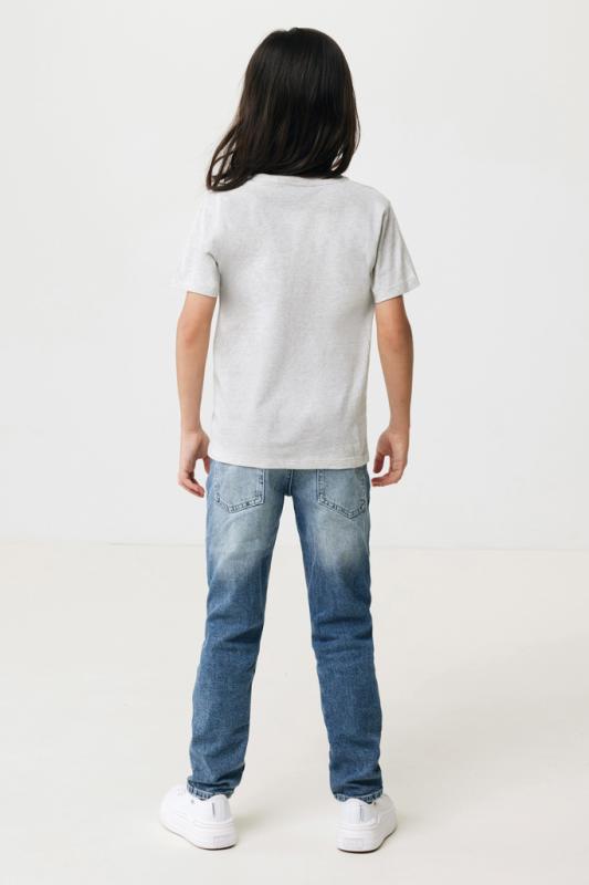 Detské tričko IQONIQ Koli z recykl. bavlny light heather grey 13-14r (158-164cm) 5
