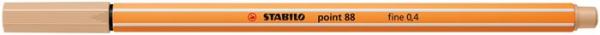 Liner, 0,4 mm, STABILO "Point 88", telový 1