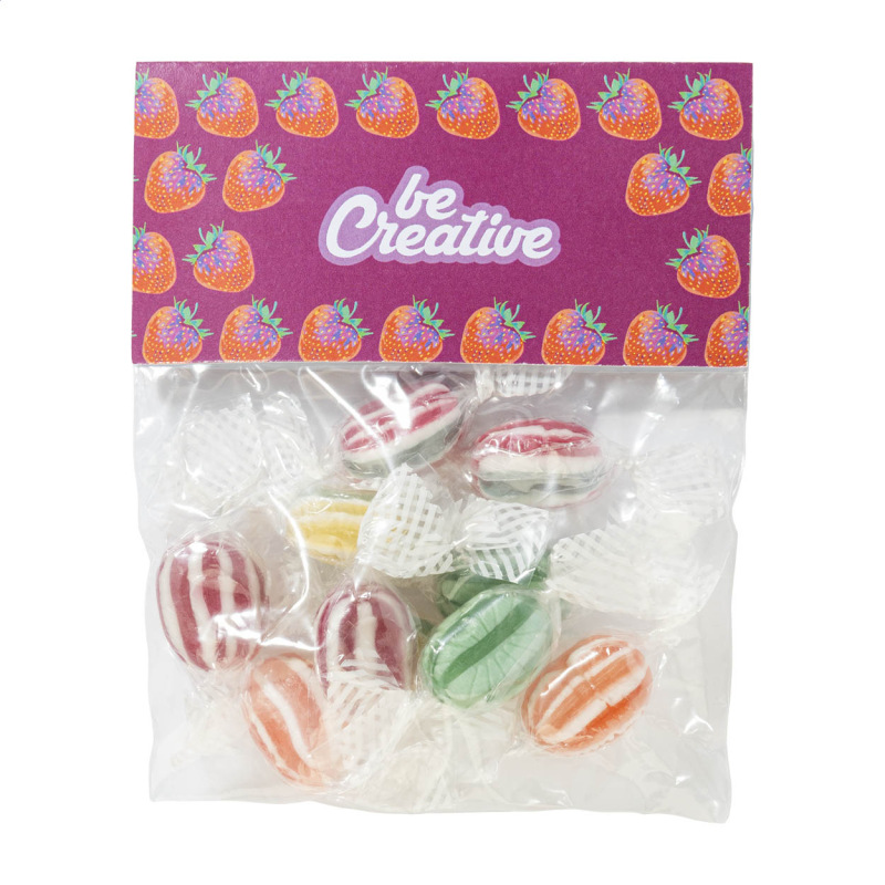 CreaCandy Header vrecko s cukríkmi na zákazku