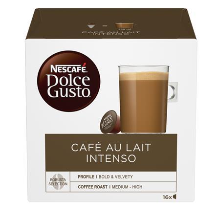 NESCAFE Kávové kapsuly, 16 ks, NESCAFÉ "Dolce Gusto Café au Lait Intenso" 1