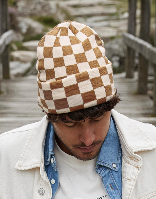 Checkerboard Beanie 1