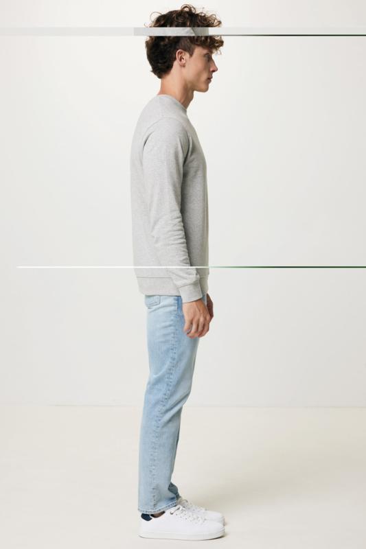 Ľahká mikina IQONIQ Etosha z recykl. bavlny light heather grey 5XL 11