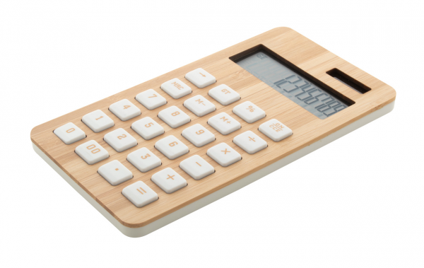 BooCalc kalkulačka z bambusu 1