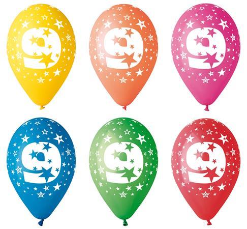 . Balón, 26 cm, číslo: 9