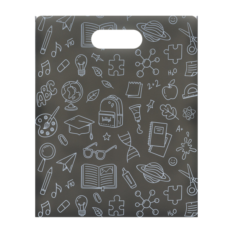 BAAGL Plastové dosky na školské zošity School šedá 2