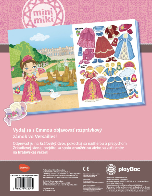 Šaty pre princeznú EMMU ─ Kniha samolepiek 5