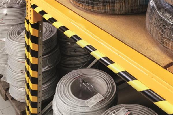 Ochranný profil na rohy, DURABLE "C25R", žltá-čierna 3