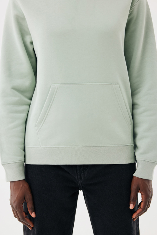 IQONIQ Joshua Unisex mikina s kapucňou z rec. bavlny Iceberg green XXL 10