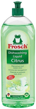 Prostriedok na umývanie riadu, 750 ml, FROSCH, brillant, citrusový 1