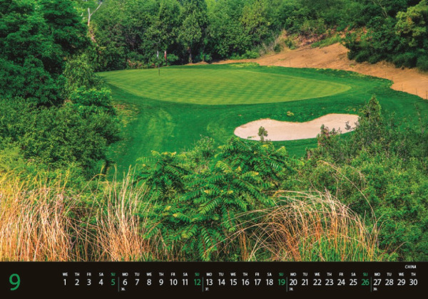Nástenný kalendár Golf 2027 10