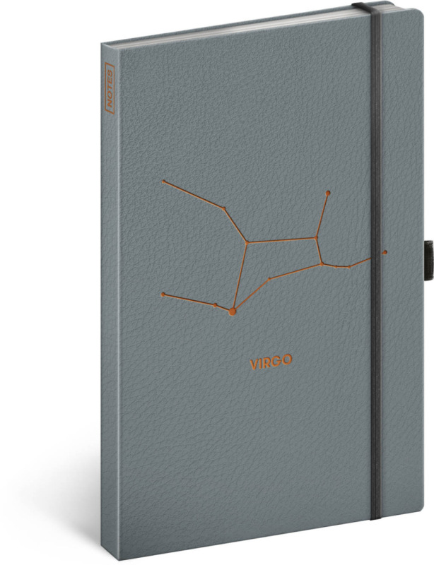 NOTIQUE Notes Zverokruh Panna, linajkovaný, 13 x 21 cm