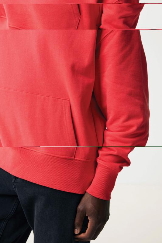 Mikina s kapucňou IQONIQ Yoho relaxed fit z recykl. bavlny luscious red XXXL 9