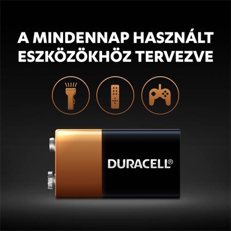 Batéria, 9V, 1ks, DURACELL "Basic" 2