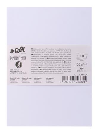 Výkres, bezdrevný, A4, 120 g/m2, COOL BY VICTORIA