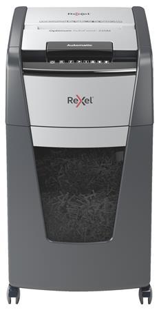 Skartovací stroj, mikrokonfetti, 225 listov, REXEL, "Optimum AutoFeed+ 225M"