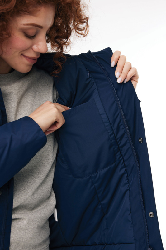 IQONIQ Thelon parka z recyklovaného polyesteru námornícka modrá XXXL 14