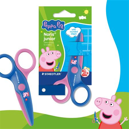 Nožnice, detské, 10 cm, STAEDTLER "Noris® junior 965", Peppa Pig 4