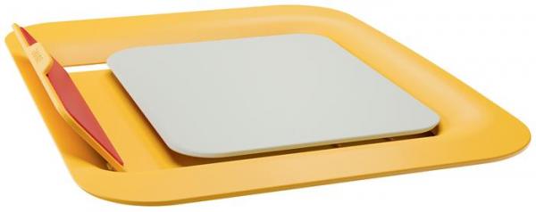Stojan na notebook, nastaviteľný, LEITZ "Ergo Cosy", teplá žltá 3