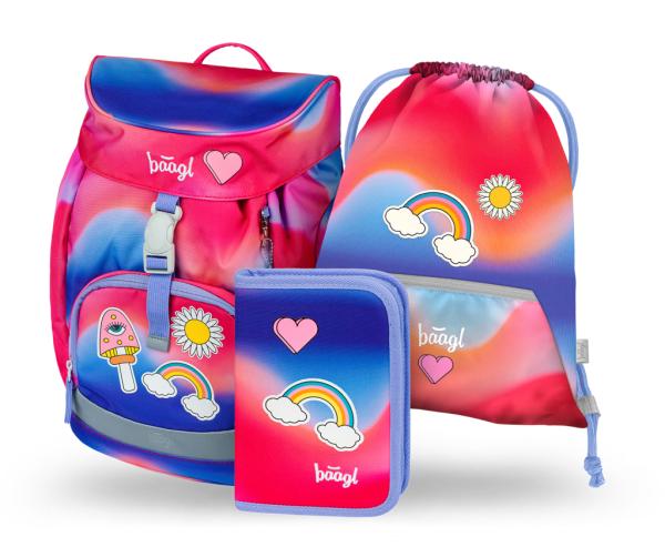 BAAGL SADA 3 Airy Hippie: batoh, peračník, vrecko