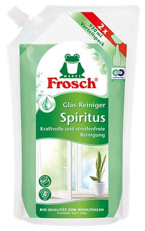 Ablaktisztító, spiritusszal, 950 ml, utántöltő, FROSCH 1