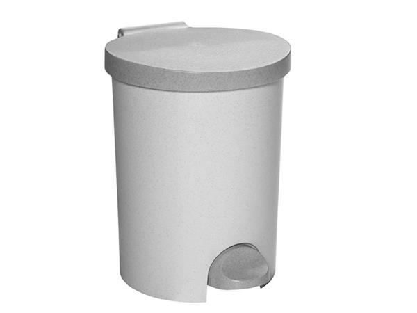 Odpadkový kôš, s pedálom, plastový, 15 l, CURVER, strieborno šedá 1