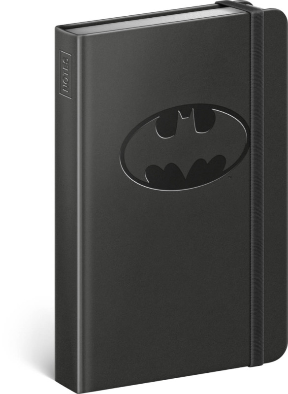 NOTIQUE Notes Batman – Logo, linajkovaný, 11 x 16 cm