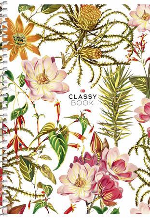 Špirálový zošit, štvorčekový, A5, 80 listov, tvrdá obálka, SHKOLYARYK „Classy book”, mix 4
