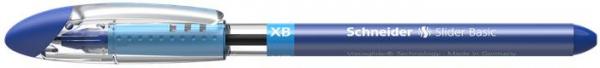 Guľôčkové pero, 0,7 mm, s vrchnákom, SCHNEIDER "Slider XB", modré 1