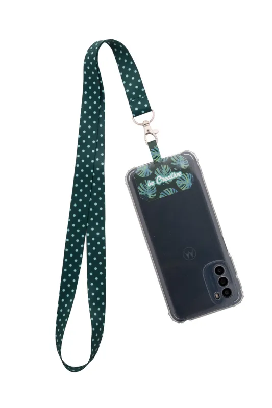 Subyard Mobile RPET lanyard RPET s držiakom na mobilný telefón 13
