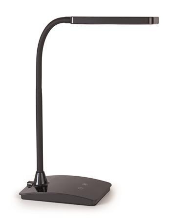 Stolová lampa, LED, nastaviteľná, MAUL "Pearly colour vario", čierna 1