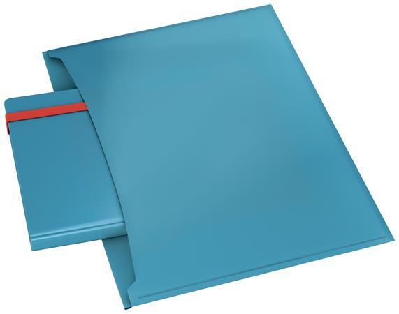 Obal na patent, 2 vrecká, A4, PP, LEITZ "Cosy", matná modrá 3