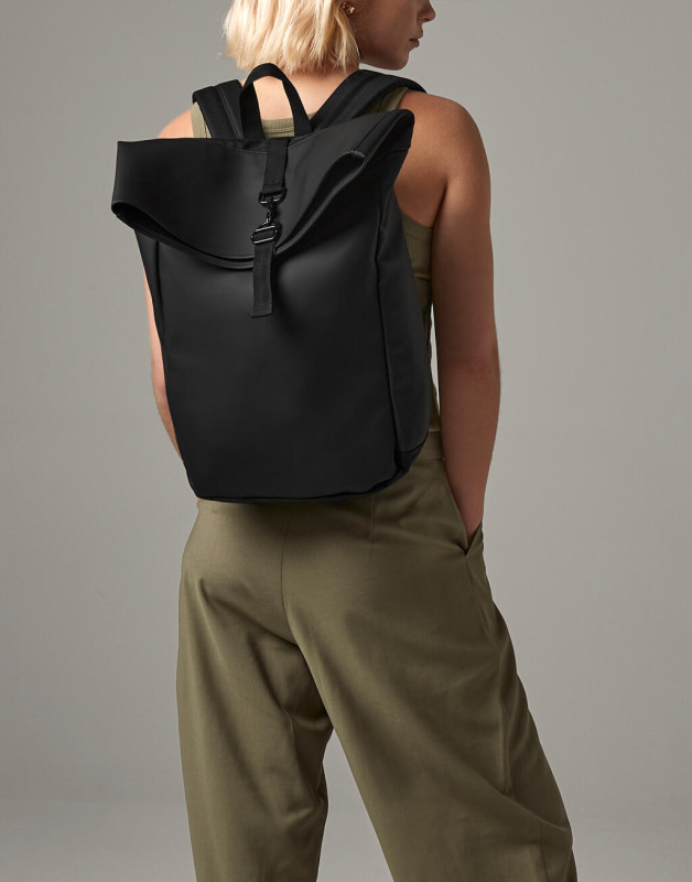 Matný PU ruksak Rolltop 3