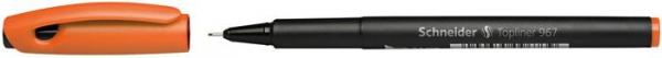 Liner, 0,4 mm, SCHNEIDER "Topliner 967", oranžový
