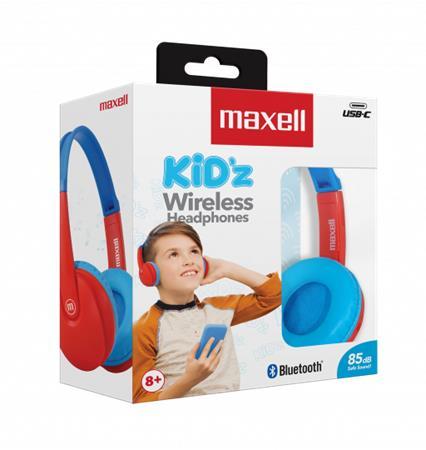 Náhlavné slúchadlá, detský rozmer, bezdrôtové, Bluetooth, s mikrofónom, MAXELL "HP-BT350", 2