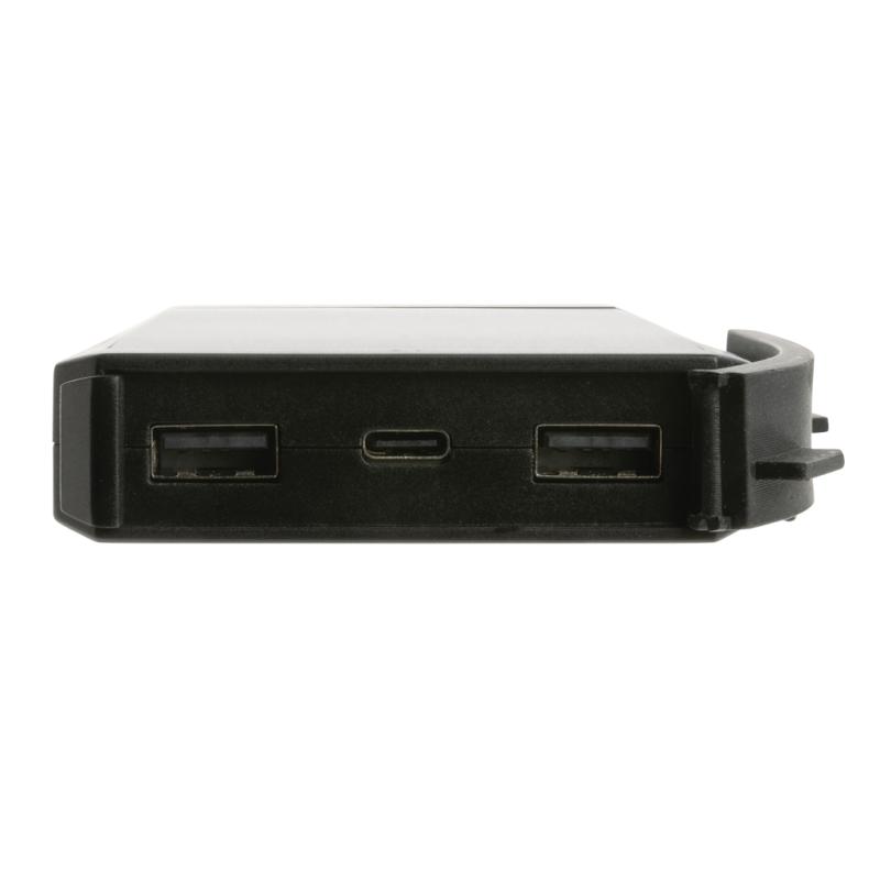 Solárna powerbanka Skywave 10 000 mAh z RCS recykl. plastu čierna 5