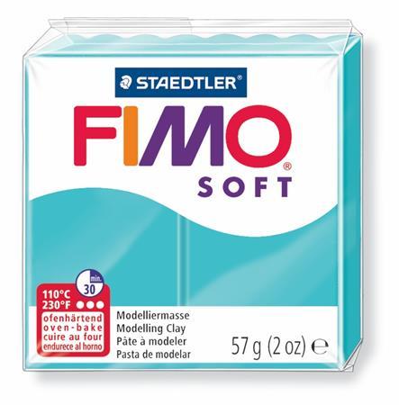 Modelovacia hmota, 57 g, polymérová, FIMO "Soft", mätová 1