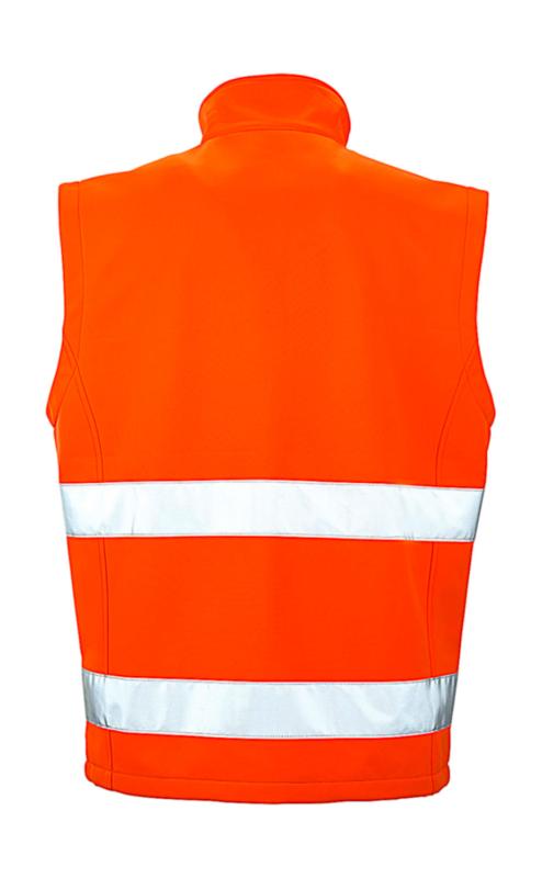 Potlačiteľná bezpečnostná softshellová vesta 1