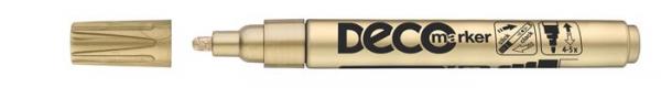 Lakový popisovač, 2-4 mm, ICO "Decomarker", zlatý 1