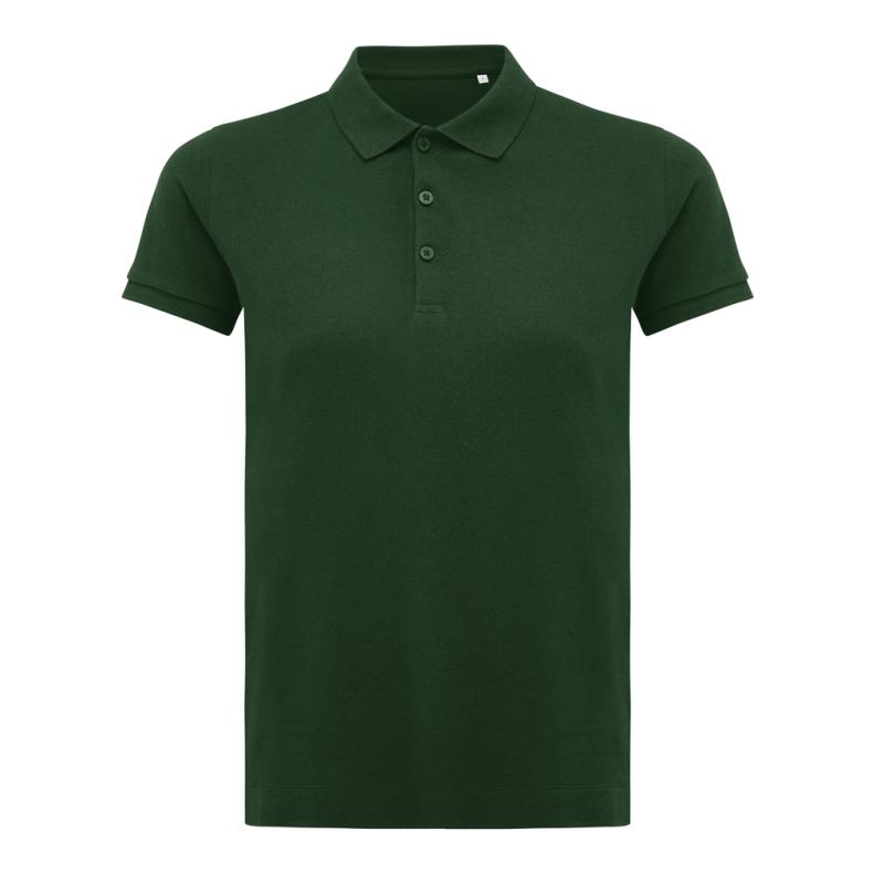 Dámske polo tričko IQONIQ Yosemite z recykl. bavlny forest green S