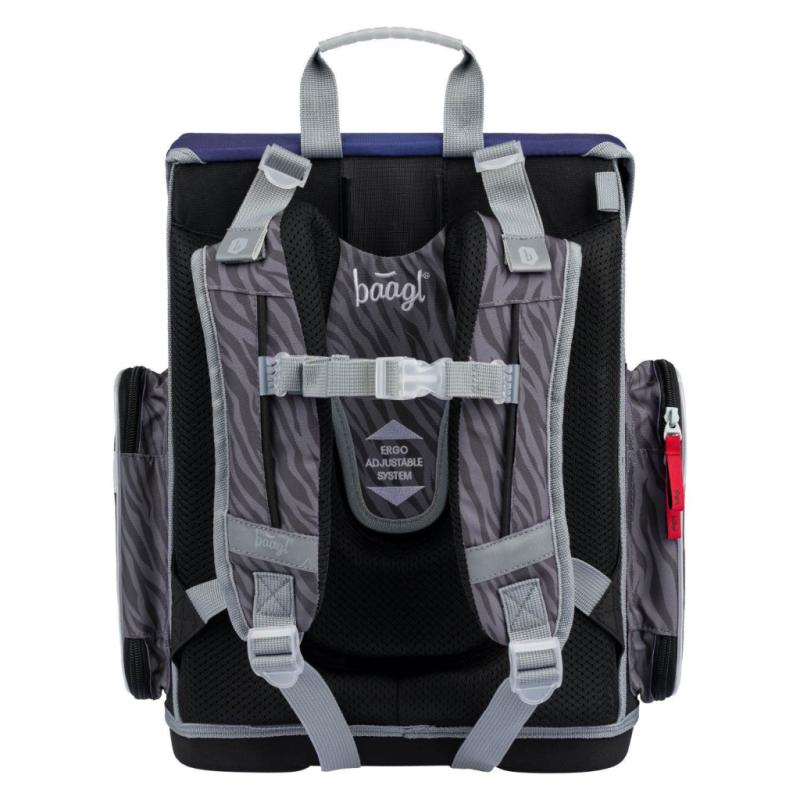 BAAGL SET 5 Ergo Ninja: aktovka, penál, sáček, desky, box 3