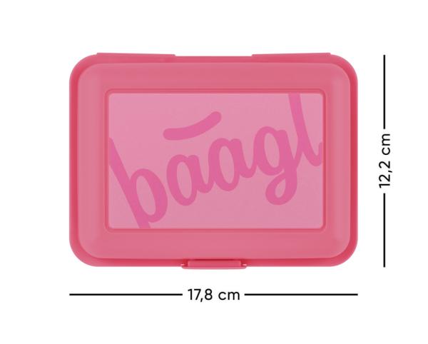 BAAGL Box na desiatu Logo ružový 1